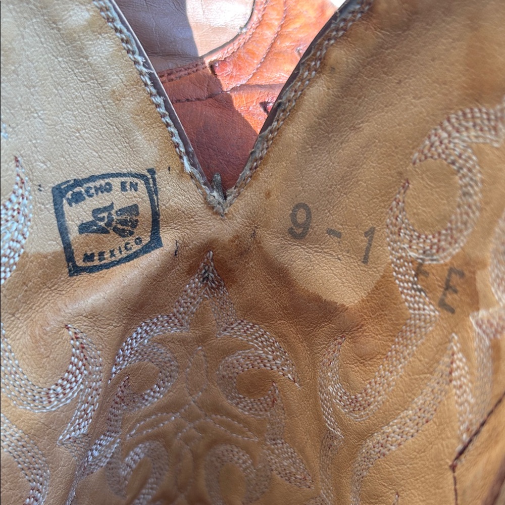 Genuine Ostrich Full Quill Leather Western Boots - Picture 13 of 14